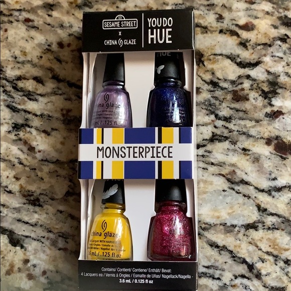 BNIB China Glaze x Sesame Street Set - Picture 1 of 5